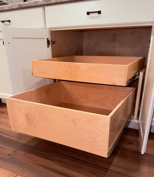 4" Drawer Top / 8" Drawer Bottom #015